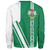 Nigeria Sweatshirt Flag With Map Nigeria