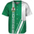 Nigeria Baseball Shirt Flag With Map Nigeria