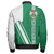 Nigeria Zipper Bomber Jacket Flag With Map Nigeria