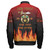 Prince Hall Shriners Zipper Bomber Jacket Custom Noble Flame Of The Oasis