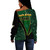 South Africa Off Shoulder Sweatshirt Bokke Pride Style
