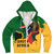 South Africa Sherpa Hoodie Flag In Hand And Pride In Heart