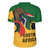 South Africa Rugby Jersey Flag In Hand And Pride In Heart
