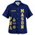 Prince Hall Freemasonry Hawaiian Shirt Custom Mason Lodge Letter Style Blue