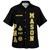Prince Hall Freemasonry Hawaiian Shirt Custom Mason Lodge Letter Style Black