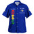 Order of the Eastern Star Hawaiian Shirt Custom OES Sisterhood Letter Symbol Style Blue