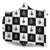 Prince Hall Freemasonry Hooded Blanket PHA Masonic Check Caro Pattern