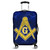 Prince Hall Freemasonry Luggage Cover Mason Grunge Thunder Background
