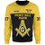Prince Hall Freemasonry Sweatshirt Custom Mason Compass & Square Symbol Style