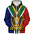 South Africa Sherpa Hoodie Go Bokke Strength Symbol Flag Style South Africa Sherpa Hoodie Go Bokke Strength Symbol Flag Style