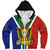 South Africa Sherpa Hoodie Go Bokke Strength Symbol Flag Style South Africa Sherpa Hoodie Go Bokke Strength Symbol Flag Style