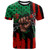 Pan-African T-Shirt American Flag Freedom Broken Chains