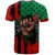 Pan-African T-Shirt American Flag Freedom Broken Chains
