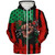 Pan-African Sherpa Hoodie American Flag Freedom Broken Chains Pan-African Sherpa Hoodie American Flag Freedom Broken Chains