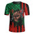 Pan-African Rugby Jersey American Flag Freedom Broken Chains