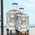 Order of the Eastern Star Luggage Cover OES Floral Royal Circle