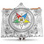 Order of the Eastern Star Hooded Blanket OES Floral Royal Circle