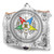 Order of the Eastern Star Hooded Blanket OES Floral Royal Circle