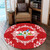 Order of the Eastern Star Round Rug Royal Frame Style