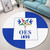 Order of the Eastern Star Round Rug Royal Half Concept Style