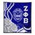 Zeta Phi Beta Quilt Rose Flower Pearls Design