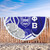 Zeta Phi Beta Beach Blanket Rose Flower Pearls Design