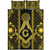 Prince Hall Freemasonry Quilt Bed Set Royal Frame Design Style