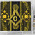 Prince Hall Freemasonry Shower Curtain Royal Frame Style