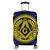 Prince Hall Freemasonry Luggage Cover Floral Circle Style