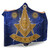 Prince Hall Freemasonry Hooded Blanket Past Master Thunder Background