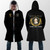 Prince Hall Freemasonry Hooded Fleece Coat Black & Gold 357