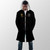Prince Hall Freemasonry Hooded Fleece Coat Black & Gold 357