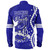 Zeta Phi Beta Long Sleeve Shirt Royal Boots And Pearls Edition