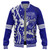 Zeta Phi Beta Baseball Jacket Royal Boots And Pearls Edition