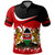 Kenya Polo Shirt Coat Of Arms Curve Brush Style
