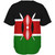 Kenya Baseball Shirt Flag Original Style