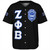 Zeta Phi Beta Baseball Shirt Letters