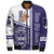 Zeta Phi Beta Bomber Jacket Hand Sign