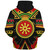 Fofo Sherpa Hoodie Adinkra Symbols