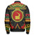 Akoben Zipper Bomber Jacket Adinkra Symbols