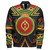 Boa Me Na Me Mmoa Wo Zipper Bomber Jacket Adinkra Symbols