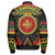 Denkyemfunefu Zipper Bomber Jacket Adinkra Symbols
