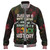 Black History Baseball Jacket Slavery Is White History