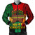 Kwanzaa Bomber Jacket Holiday Kwanzaa With Culture Pattern African
