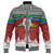 Order of the Eastern Star Baseball Jacket Afican Pattern OES Christmas
