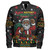Black History Zipper Bomber Jacket Black Santa And Black History Month Christmas