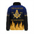 Prince Hall Freemasonry Padded Jacket Custom Flame Of The Lodge