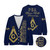 Prince Hall Freemasonry Knitted Cardigan Blue PHA Style Prince Hall Freemasonry Knitted Cardigan Blue PHA Style