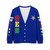 Order of the Eastern Star Knitted Cardigan Letter Style Blue Order of the Eastern Star Knitted Cardigan Letter Style Blue