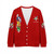 Order of the Eastern Star Knitted Cardigan Custom Pearl Style Red Order of the Eastern Star Knitted Cardigan Custom Pearl Style Red